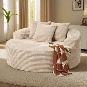 Överdimensionerad rund skumstol